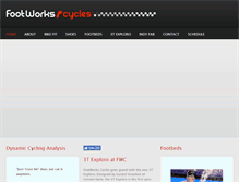 Tablet Screenshot of footworkscycles.com